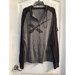 Spacex Zip Up Men's Hoodie Jacket XXL Black And Gray